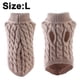 thumbnail image 1 of Suéter de cuello alto para perros Otoño Invierno ropa tejida para cachorros y mascotas chaleco grueso y cálido chaqueta 251, 1 of 7