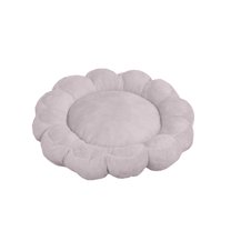 Moocorvic Small Cat Bed Mat Round 19.7'' Soft Warm Cat Pad with Pillow Around, Reusable Cat Desk Bed for Small to Medium Pet