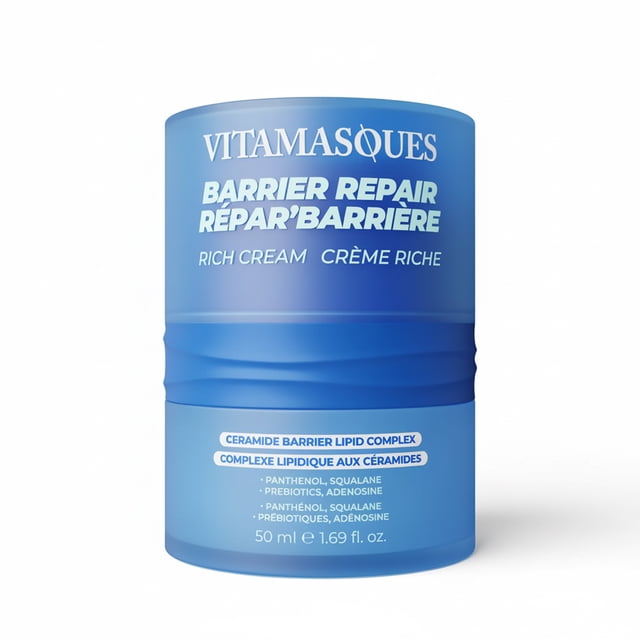 Vitamasques Crème Riche Réparatrice Barrière Hydratation Intense et Barrière Cutanée Renforcée - 50 ml