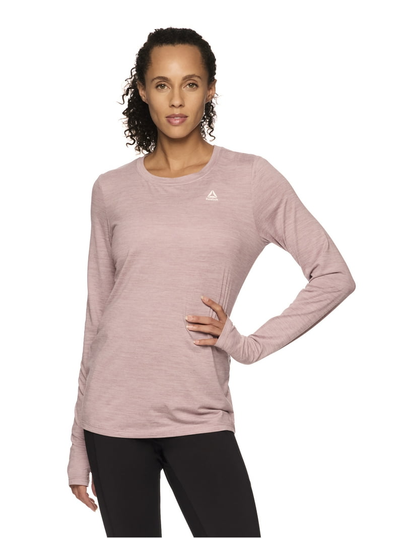 Reebok Performance Long Sleeve Top - Moisture-Wicking Shirt
