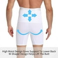 thumbnail image 5 of FITVALEN Men Tummy Control Shorts High Waist Slimming Shapewear Body Shaper Leg Underwear Briefs, 5 of 8