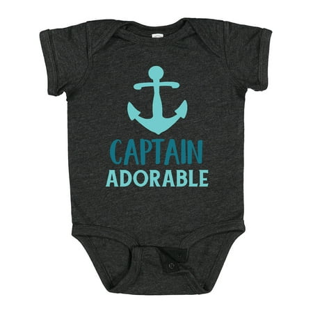 

Inktastic Captain Adorable Boat Anchor Sailor Sailing Gift Baby Boy Bodysuit