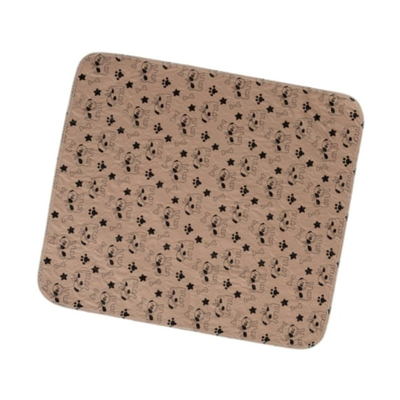 Almohadilla lavable para orina de perro, almohadilla de entrenamiento transpirable para mascotas, para caja de entrenamiento de parto marrón