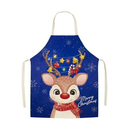

Yeithhui Lady Apron Pumpkin Kitchen Apron Apron Linen Oil Housework Christmas Creative Sunflower Apron Kitchen，Dining Bar
