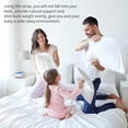 thumbnail image 4 of Bed Bridge Bed Connector Fixed Strap Compression Resistant Long Single Seam Padding Retaining Belt for Home Decor Infants Hotels White, 4 of 9