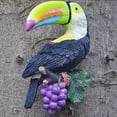 thumbnail image 4 of Decoración de Árboles de Árbol de Árbol de Tucan, Decoración de Árboles de Toucan Estatua de Jardín Colgante Colores Vibrantes fáciles de Ensamblar para al aire libre, 4 of 7