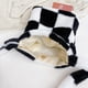 thumbnail image 3 of Bolso Bolso de hombro con estampado de cuadrícula de moda Otoño Invierno Felpa Hit Color Shopping Bags, 3 of 6