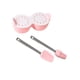 thumbnail image 2 of Cocedor de huevos Rejilla de vapor para huevos al vapor Práctica cesta para hacer huevos blandos o duros rosa, 2 of 9