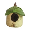 thumbnail image 4 of Casa para pájaros colgante, nido de colibrí exterior, casa para pájaros, resina decorativa, nido de pájaro rústico, decoración de jardín para valla,, 4 of 8