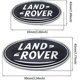 thumbnail image 1 of 2 piezas que se adaptan a la insignia de la parrilla de Land Rover, etiqueta adhesiva ovalada para el portón trasero, placa de identificación de la insignia de Land Rover Range Rover (negro), 1 of 4