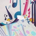 thumbnail image 3 of Yayeee Tapestry Wall Hanging for Bedroom 80" x 60" Living Room Home Wall Art Decor, Musical Pattern, 3 of 7
