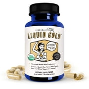 (2 pack) Legendairy Milk Liquid Gold, Lactation Supplement for Increased Milk Production, 60 Count