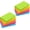 12pc-Brillant, variant on 3 x 5 in Large Sticky Notes, 76 x 127 mm Assorted Self-Stick Pads for Notebook,Office,Home,80 Sheets/Pad