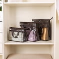 thumbnail image 4 of Visland Transparent Dustproof Large Capacity Storage Bag Organizer Holder Handbag Pouch, 4 of 8