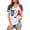 White 2, variant on 250th Anniversary USA Shirt Women Commemorative Short Sleeve T Shirt Anniversary Celebration Casual Tee Top