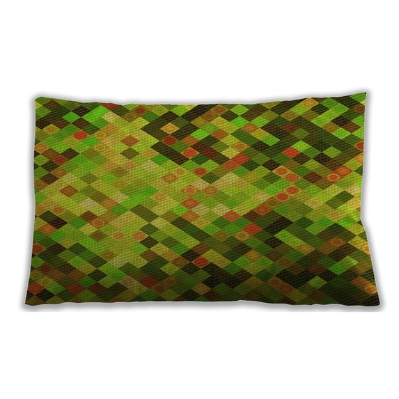 Ahgly Company Indoor Rectangular Contemporary Lumbar Throw Pillow, 13 inch by 19 inch