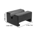 thumbnail image 2 of Luxshiny Rubber Pad for Car Jack Universal Black Lifting Block Stable Support Nonslip Easy Use, 2 of 8