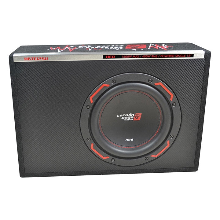 Buy Cerwin Vega HED 12" Powered Slim Enclosure Slot Vented 400W Max by Cerwin-Vega