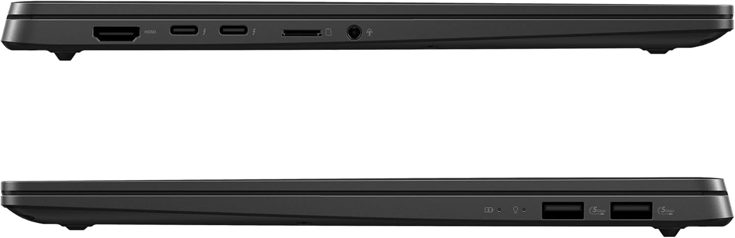 Asus Vivobook S14 Copilot+ Laptop, Intel Ultra 7-258V, 32 GB LPDDR5X RAM, 4 TB PCIe SSD, 14" WUXGA (1920x1200) OLED Display, Intel Arc Graphics, RGB Backlit Keyboard, W11 Pro, Black + Traix MousePad