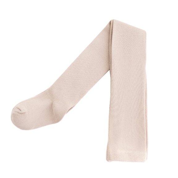 WREESH Girls Pantyhose Children's Pantyhose Pantyhose Combed Cotton Melade Color System Socks Tights Seamless Cotton Leggings Toddler Girls Stockings School 2-10 Years Beige