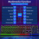 thumbnail image 4 of Salange Combo Teclado + Mouse para Gaming, Mecánico RGB, 26 Teclas Antifantasma, Resistente a Derrames, PC/Portátil, 4 of 7