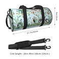 thumbnail image 4 of Easygdp Chinoiserie Floral Palm Tree Travel Bag, Camping, Weekend, Carry On Overnight Duffel Bag with Shoulder Strap, 4 of 8