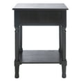 thumbnail image 7 of SAFAVIEH Haines Solid Rustic 1 Drawer Accent Table, Black, 7 of 7