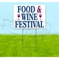 thumbnail image 1 of Food & Wine Festival (18" x 24") Yard Sign, Includes Metal Step Stake, 1 of 6