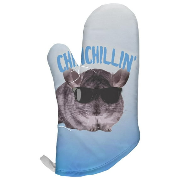 Chinchillin Chinchilla All Over Oven Mitt