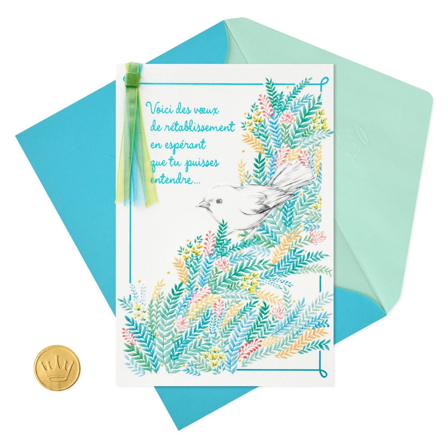 Carte de prompt rétablissement – Hallmark (Oiseau)