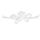 thumbnail image 1 of Banda Pa Cabeza Del cabellero cabellero De Diadema Nupcial De Miposa Doble Plateada Colco Tiara de cristal, 1 of 6