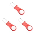 thumbnail image 4 of Eigraketly Golf Pitch Groove Repair Fork Pitchfork Mango de plástico Cabeza de acero inoxidable Reutilizable Putting Marker Removal Red Type1 NO1, 4 of 6