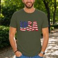 thumbnail image 3 of Jollimate Vintage USA Flag T-Shirt, Distressed American Flag Graphic Tee, Patriotic Shirt for Men, 3 of 5