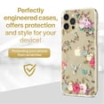 thumbnail image 2 of Case Yard iPhone-12-Pro-Max Case Clear Soft & Flexible TPU Ultra Low Profile Slim Fit Thin Shockproof Transparent Bumper Protective Cover Drop Protective Cell Phone Cases (Valley Birds), 2 of 8