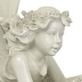 thumbnail image 2 of Zoya 23 Inch Fairy Angel Reading Book Figurine Statuette - Resin - White, 2 of 5
