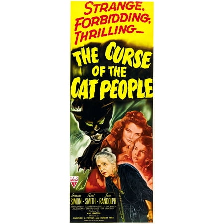 Carter Movie Poster - The Curse Of The Cat People Clockwise From Top Simone Simon Ann Carter Julia Dean On Insert Poster 1944 Movie Poster Masterprint
