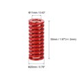 thumbnail image 2 of Unique Bargains Die Spring 2 Pack TM 20mm OD 50mm Spiral Stamping Medium Load Die Springs, Red, 2 of 6