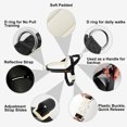 thumbnail image 2 of Plutus Pet Cotton Dog Harness and Leash Set, Reflective and Soft Padded, Black, XXS, 2 of 8