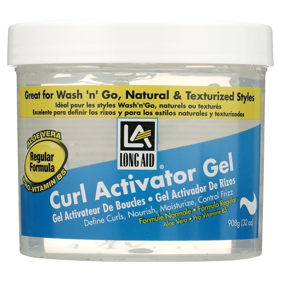 Long Aid Curl Activator Hair Styling Gel Regular, 32oz., Moisturizing, Unisex