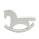 thumbnail image 2 of Regalos Hechos Del Bebé Del Modelo de para La Decoración de Navidad Del Escritorio Del Dormitorio para hogar gris Macarena Caballo mecedora de madera, 2 of 6