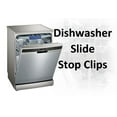 thumbnail image 6 of 4 Pack Dishwasher Slide Stop Dishrack Slide Rail Stop Clip W10508950 for Whirlpool Kenmore Maytag, 6 of 10
