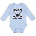 thumbnail image 3 of Inktastic Future Hockey Player Born to Play Hockey Boys Long Sleeve Baby Bodysuit, 3 of 5