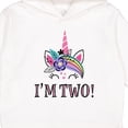 thumbnail image 3 of Inktastic 2nd Birthday Unicorn 2 Year Old Girl Toddler Hoodie, 3 of 4