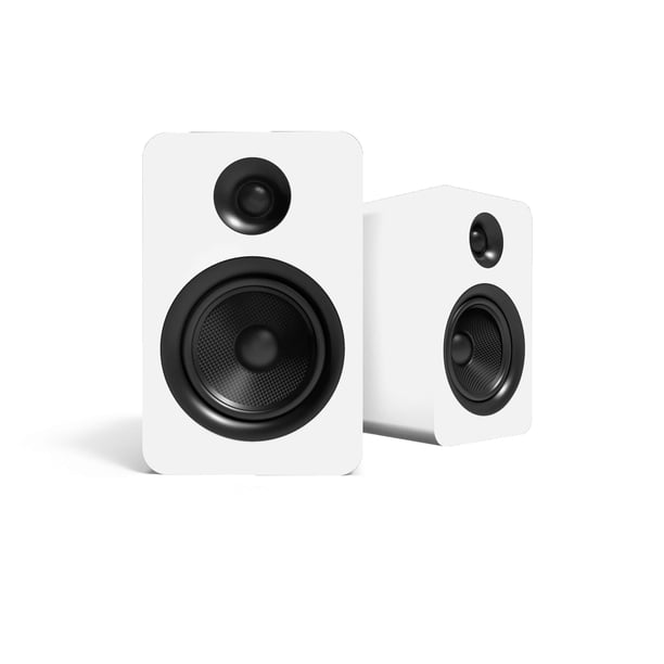 Altavoces pasivos de estantería Kanto YU de 5,25"" con tweeter de cúpula de seda de 1" | Se requiere amplificador externo | Par | Blanco mate