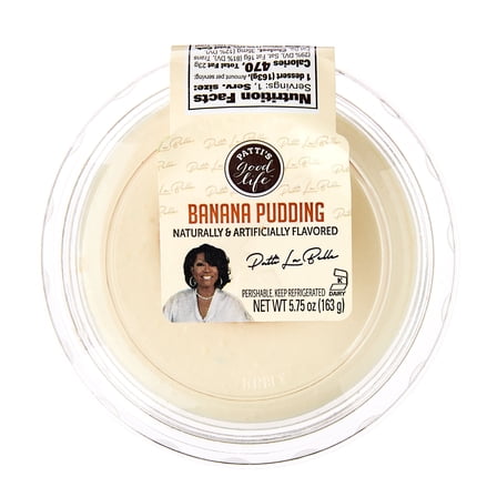 Patti's Good Life by Patti LaBelle Banana Pudding Dessert Cup, Vanilla Wafer Topped, 5.75 oz