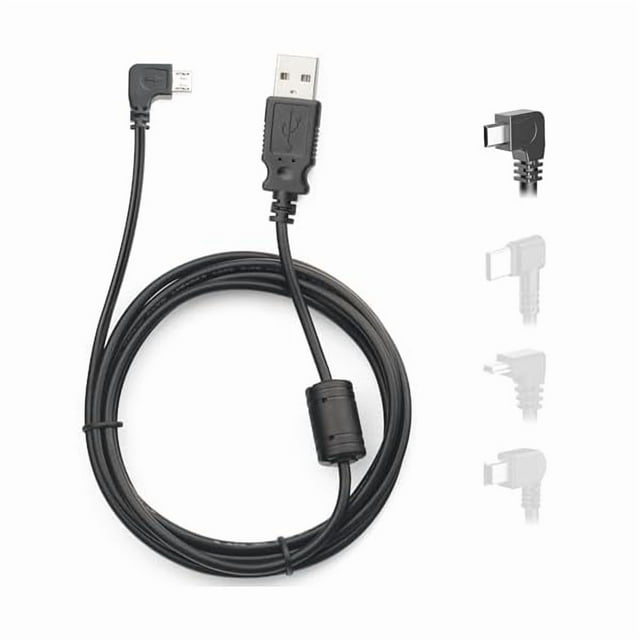 HAYAN Dash Cam Power Cord,(6Ft Power Only) Micro USB Dashcam Charger Cable,Mirror Camera Charging Wire,90 Degree Rearview Camera Replacement Power Cord,Car Dash Cameras Charger Adapter Cable
