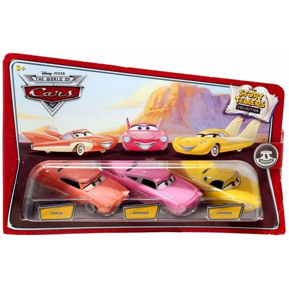 Disney / Pixar Cars Story Tellers Sheila, Rhonda & Laverne Diecast Car 3-Pack