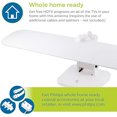thumbnail image 3 of Philips Antenne Mobile pour Téléviseur Wing, Support de Grenier Intérieur Extérieur, Parfait pour les Tailgates et le Camping, Antenne Longue Portée, Conception Compacte, Compatible avec Télé Intelligente Numérique, 4K 1080P VHF UHF, Blanc, SDV8412C/07, 3 of 6