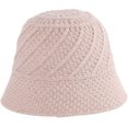 thumbnail image 1 of LinYooLi Small Bucket Hat Ladies Foldable Fashion Soft Solid Color Twill Crochet Women Girl Knit Hat Winter Thick Keep Warm, 1 of 8