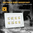 thumbnail image 2 of TGHTBA-50W LED Flood Light, New Slim Design, IP67 Waterproof Outdoor Floodlights, 4000LM Warm White (2800-3200K), Super Bright Security Wall Light for Garage, Garden, Yard, Square, 2 of 3